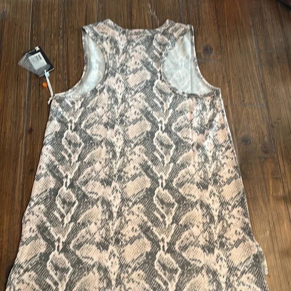 𝅺PJ Salvage Animal Instincts tank in‎ Blush NWT